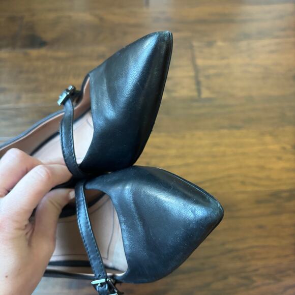 Vionic Women's Minnie Mary Jane Kitten Heels Black Leather Sz 7.5 Pointed Toe - Picture 10 of 15